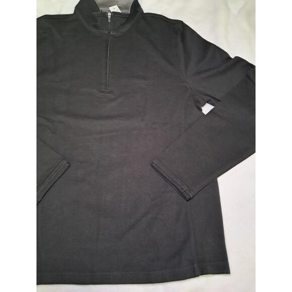 J.Crew Performance Half Zip Pullover COOLMAX Technology Black BW405 Size M NWT - Picture 5 of 12